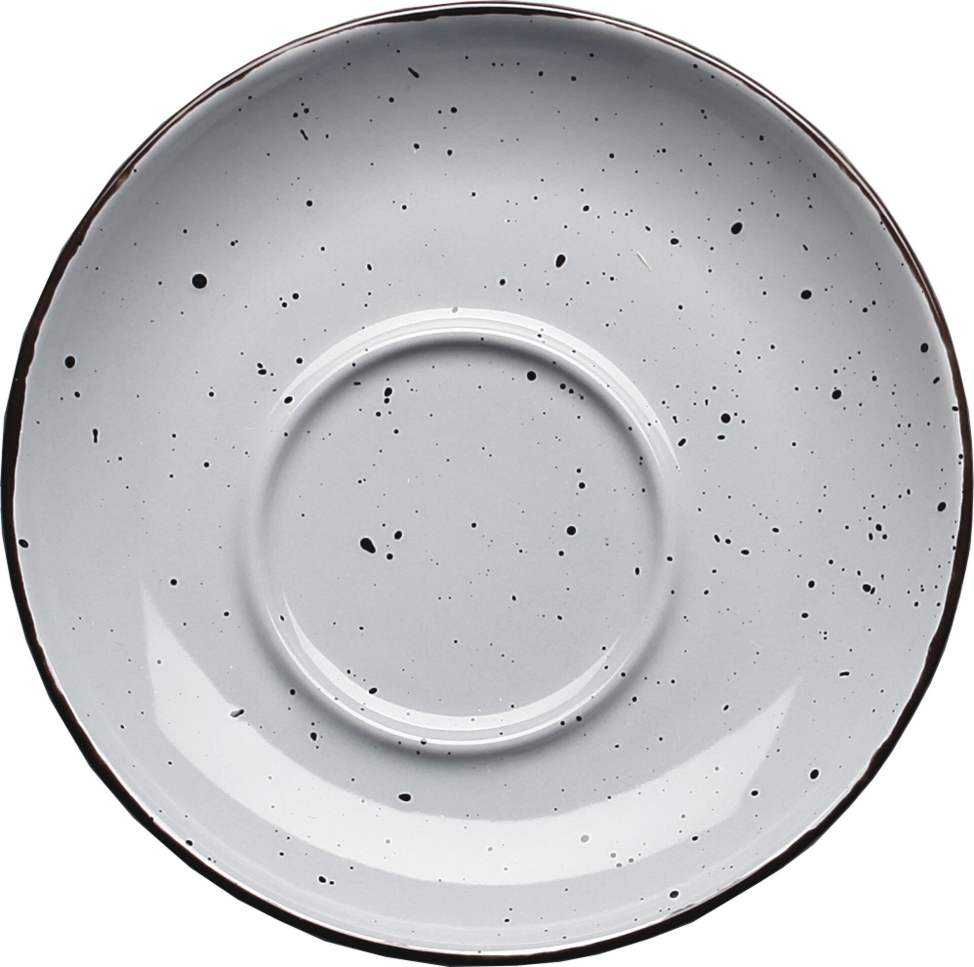 Porzellanserie "Granja" grau Tasse untere Kaffee/Cappuccino